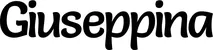 Produktbeispiel Schriftzug - Giuseppina