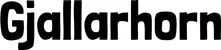 Produktbeispiel Schriftzug - Gjallarhorn