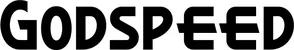 Produktbeispiel Schriftzug - Godspeed