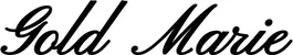 Produktbeispiel Schriftzug - Gold Marie