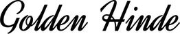 Produktbeispiel Schriftzug - Golden Hinde