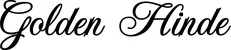 Produktbeispiel Schriftzug - Golden Hinde