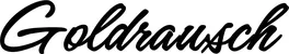 Produktbeispiel Schriftzug - Goldrausch