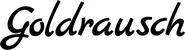 Produktbeispiel Schriftzug - Goldrausch
