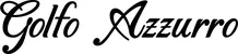 Produktbeispiel Schriftzug - Golfo Azzurro