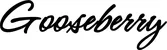 Produktbeispiel Schriftzug - Gooseberry
