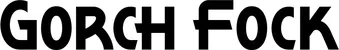 Produktbeispiel Schriftzug - Gorch Fock