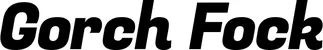 Produktbeispiel Schriftzug - Gorch Fock