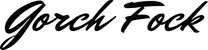 Produktbeispiel Schriftzug - Gorch Fock