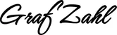 Produktbeispiel Schriftzug - Graf Zahl
