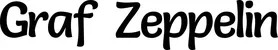 Produktbeispiel Schriftzug - Graf Zeppelin