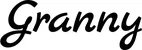 Produktbeispiel Schriftzug - Granny