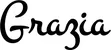 Produktbeispiel Schriftzug - Grazia