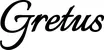 Produktbeispiel Schriftzug - Gretus