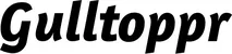 Produktbeispiel Schriftzug - Gulltoppr