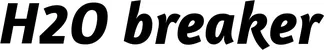 Produktbeispiel Schriftzug - H2O breaker