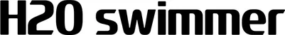 Produktbeispiel Schriftzug - H2O swimmer