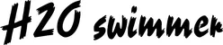 Produktbeispiel Schriftzug - H2O swimmer