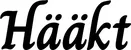 Produktbeispiel Schriftzug - Hääkt