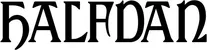 Produktbeispiel Schriftzug - Halfdan
