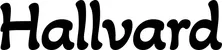 Produktbeispiel Schriftzug - Hallvard