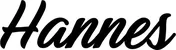 Produktbeispiel Schriftzug - Hannes