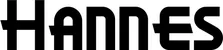 Produktbeispiel Schriftzug - Hannes