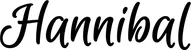 Produktbeispiel Schriftzug - Hannibal