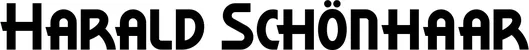 Produktbeispiel Schriftzug - Harald Schönhaar