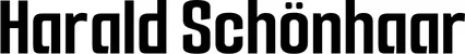 Produktbeispiel Schriftzug - Harald Schönhaar