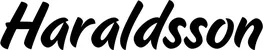 Produktbeispiel Schriftzug - Haraldsson