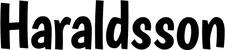 Produktbeispiel Schriftzug - Haraldsson