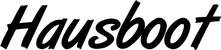 Produktbeispiel Schriftzug - Hausboot