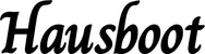 Produktbeispiel Schriftzug - Hausboot