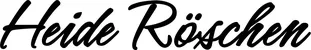 Produktbeispiel Schriftzug - Heide Röschen