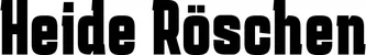 Produktbeispiel Schriftzug - Heide Röschen