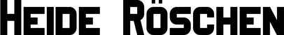 Produktbeispiel Schriftzug - Heide Röschen