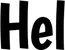 Produktbeispiel Schriftzug - Hel