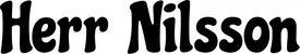 Produktbeispiel Schriftzug - Herr Nilsson