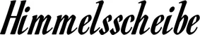 Produktbeispiel Schriftzug - Himmelsscheibe