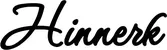 Produktbeispiel Schriftzug - Hinnerk