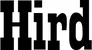 Produktbeispiel Schriftzug - Hird