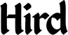 Produktbeispiel Schriftzug - Hird