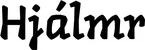 Produktbeispiel Schriftzug - Hjálmr