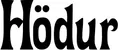 Produktbeispiel Schriftzug - Hödur