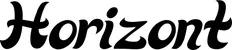 Produktbeispiel Schriftzug - Horizont
