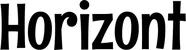 Produktbeispiel Schriftzug - Horizont