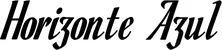 Produktbeispiel Schriftzug - Horizonte Azul