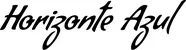 Produktbeispiel Schriftzug - Horizonte Azul