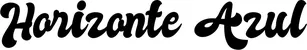 Produktbeispiel Schriftzug - Horizonte Azul